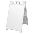thumbnail image 2 of Plasticade Signicade Portable Folding Sidewalk 2-Sided Sign Stand, (2 Pack), 2 of 12