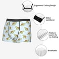 thumbnail image 3 of Balery Cartoon Sea Turtle Calzoncillos bóxer para hombre, ropa interior de algodón suave y transpirable con cinturilla de nailon-Small, 3 of 5