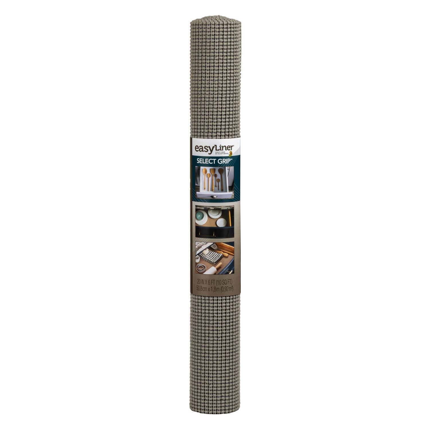 Select Grip EasyLiner Brand Shelf Liner, Light Gray, 20 in. x 6 ft.