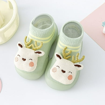 

eczipvz Toddler Shoes Summer and Autumn Comfortable Toddler Shoes Cute Deer Rabbit Pattern Children Mesh Breathable Shoes Baby Boy (Green 6.5 Toddler)