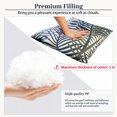 thumbnail image 3 of YLLN 18x18 in Outdoor Throw Pillows Set of 2, Waterproof & Fade-Resistant, Decorative Cushion With hidden zipper, for Patio Furniture (Bamboo Leaf), 3 of 7