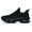 Actual Black, variant on BROYON Men's Air Cushion Running Shoes Lightweight Breathable Walking Shoes Non Slip Fashion Sneakers Mesh Workout Casual Sports Shoes