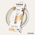 thumbnail image 3 of Carote Ceramic Nonstick Detachable Frying Pans Set, 3 Pieces Non Toxic Cookware Set with Induction, Oven/Dishwasher Safe, Easy for Storage, Cream White, 3 of 9