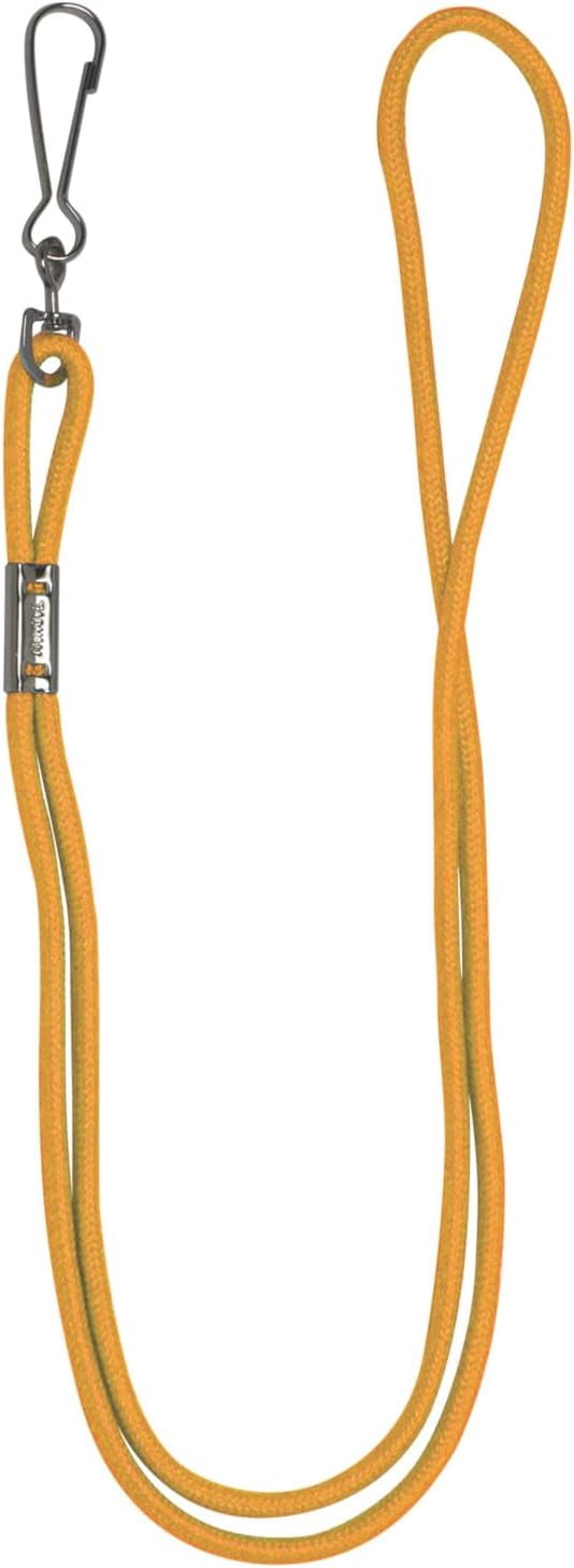 Champion Sports Nylon Lanyards with J-Hook Clip, Gold, Retail Card