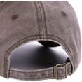 thumbnail image 4 of Yazoeia Washed Distressed Cotton Baseball Cap Unisex Adjustable Snapback Trucker Hat CJC912-150700, 4 of 6