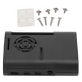 thumbnail image 1 of Enclosure Case ABS Heat Dissipation Protective Shell Cooling Parts for Raspberry Pi 4 Model BBlack, 1 of 5