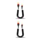 thumbnail image 3 of Bearachild Cable de carga Cable de cargador de teléfono móvil retráctil Teléfono inteligente Viaje Cable de datos de plástico de cobre No.02 2Conjunto, 3 of 6