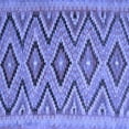 thumbnail image 1 of Ahgly Company Indoor Square Southwestern Blue Country Area Rugs, 3' Square, 1 of 4