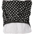 thumbnail image 5 of Bacati - Classic Damask White/Black Quilted Top 100% Cotton Percale with Polyester Batting With Pin Dots Gusset Diaper Changing Pad Cover, Pin Dots, 5 of 6