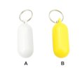 thumbnail image 3 of Toystoory Llavero flotante Figuración secundaria Llavero colgante ligero en forma de píldora para canotaje Surf Deportes al aire libre Deportes acuáticos Blanco1pcs, 3 of 6