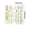 thumbnail image 3 of 2D Printed Kitchen Curtain Valance 1 Pair Short Curtain Panels Fade Resistant Easy Install For Kitchen Bedroom Bathroom Small Window, 3 of 7