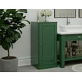 thumbnail image 5 of Palace Imports 100% Solid Wood 16.5" Bathroom Cabinet with Solid Door, Green, 5 of 5
