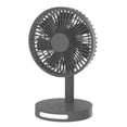 thumbnail image 1 of Novedad de Verano, Ventilador Pequeño de Escritorio, USB, Pantalla Digital Inteligente para el Hogar, Miniventilador Eléctrico con Luz de Escritorio para Oficina, Negro, 1 of 6