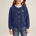 thumbnail image 6 of Mifsaly Girls Long Sleeve Cardigan Sweater Button Down Knit Cardigans Lightweight Cute Strawberry Embroidery Casual Fall Winter Warm School Outerwear, 6 of 9