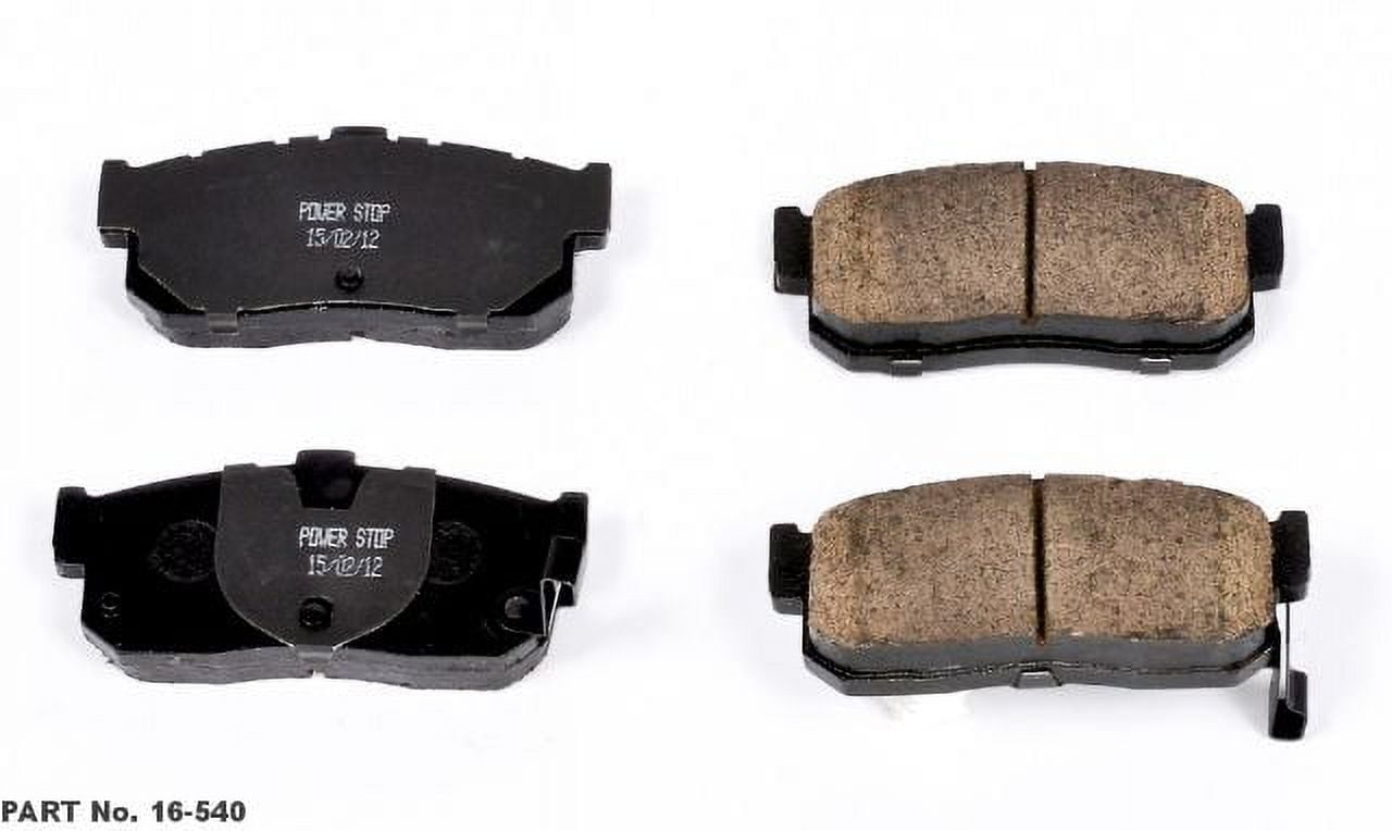 Power Stop 16-540 Clean Ride Ceramic Brake Pads - Rear Fits select: 1991-2001 NISSAN MAXIMA, 1993-2001 NISSAN ALTIMA