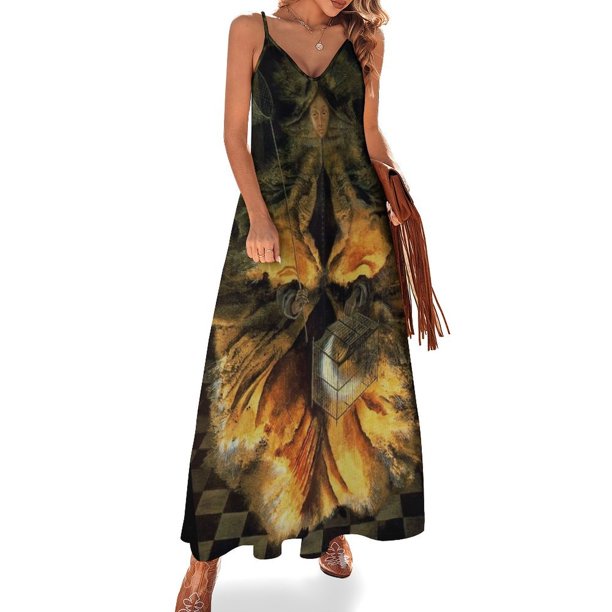 Vestido sin mangas Star Huntress de Remedios Varo vestidos de noche para mujer vestidos elegantes para mujer en oferta