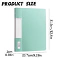 thumbnail image 3 of ZZyuan Staple Free Clip Binder Punchless Clamp Binder Staple Free Clip Binder Set Clamp Folder Punchless Paper with Double Metal Clip Documents File, 3 of 5