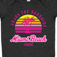 thumbnail image 4 of Inktastic Summer Enjoy the Sunshine Miami Beach Florida in Pink Boys or Girls Baby Bodysuit, 4 of 5