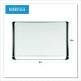 thumbnail image 6 of MasterVision MVI050201 Gold Ultra 48 in. x 36 in. Aluminum Frame Magnetic Dry Erase Board - White/Black, 6 of 11