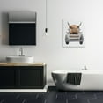 thumbnail image 3 of Stupell Industries Wash Your Horns Cattle Animals & Insects Painting Gallery Wrapped Canvas Print Wall Art, 24 x 30, 3 of 8