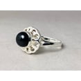 thumbnail image 2 of Heaven Crafts 925 Sterling Silver Round Black Onyx Ring Handmade Bohemian Ring Gift For Her, 2 of 6