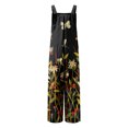 thumbnail image 5 of Women's High Waist Vintage Pleated Skirt Casual Button Decor A-line Midi Skirt Elastic Waist Flowy Long Maxi Skirt, 5 of 5