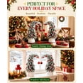 thumbnail image 5 of Enogets Mini Elf Hat Tabletop Christmas Trees, with 22 Red Berry, Hanging Ornament, 2 Pcs, 5 of 8
