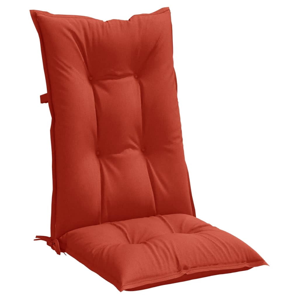 vidaXL Highback Chair Cushions Outdoor Seat Pad Garden Patio Furniture Fabric