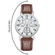 thumbnail image 2 of Reloj de cuarzo para hombre, relojes de pulsera de cuarzo analógicos de aleación de cuero con diseño de moda para hombre NUEVOS para hombre, 2 of 2