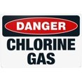 thumbnail image 1 of Danger Chlorine Gas Metal Warning Sign, Caution Security Poster for Road Street Home Business Wall Decor 12×8 Inches, 1 of 5