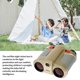 thumbnail image 4 of Telescopio para niños 4x30 HD, potentes binoculares de largo alcance, plegables, mini, visión nocturna, luz emergente para acampar, 4 of 5