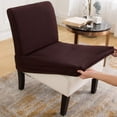 thumbnail image 3 of Topchances Armless Accent Chair Covers Water-Repellent Knitted Stretch Slipper Chair Couch Slipcovers Removable Washable Furniture Protector Covers for Living Room Home Hotel, 3 of 9