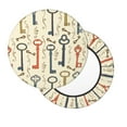thumbnail image 2 of Naloa Vintage Keys1 Round Bar Stool Cushion Cover 12-14 inch, Fits Kitchen, Office, Restaurant Chairs - {sizeName}14 inch, 2 of 7
