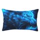 thumbnail image 1 of Fotbe Wolf Funda de Almohada Decorativa Estilo Occidental, Lujo en Algodón, Fundas para Almohadas King, Cojín Estampado para Decoración del Hogar-14"x20", 1 of 6