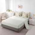 thumbnail image 5 of Castle Fairy Flat Freshwater Fish 7-Piece Twin Bedding,Repeating Bass Species Tile Bedding Comforter Set,Cream Olive,Grey Reversible, 5 of 7