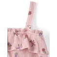 thumbnail image 2 of The Children's Place Toddler Girls Sleeveless Crinkle Ruffle Tank Top, Sizes 12M-5T, 2 of 3