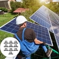 thumbnail image 5 of 120 Marcos de Paneles Solares, Clip de Drenaje de Agua, Espesor de 30 Mm, Paneles Fotovoltaicos, EliminacióN AutomáTica de Polvo de Agua Estancada, Herramienta para Exteriores, 5 of 5