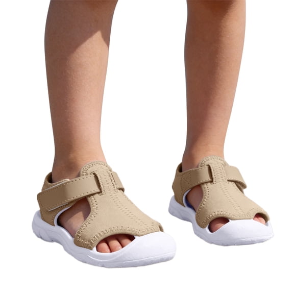 uikmnh Kids Closed-Toe Sport Sandals Adjustable Strap Water Shoes for Boys and Girls Outdoor Activities Size:5-5.5 Years