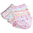 thumbnail image 1 of 6pcs/pack Baby Girls Underwear Cotton Panties Kids Short Briefs Children Underpants, 1 of 10