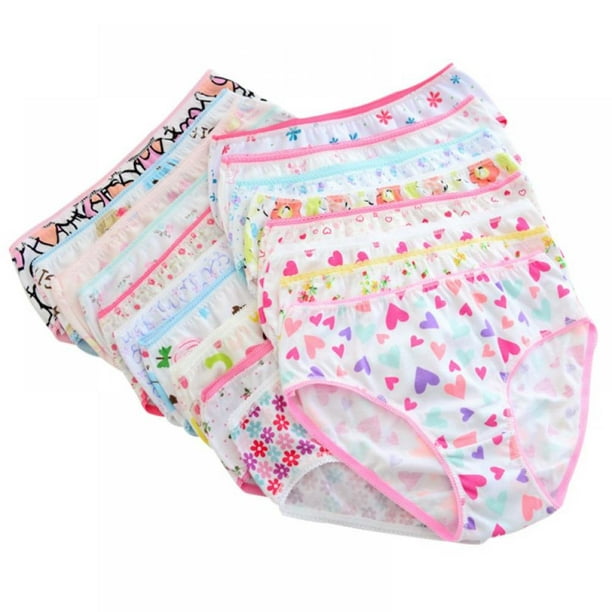 Baby Kids 6pcs/set Soft Cotton Panties Elastic Knickers Underwear Bottom  Thongs