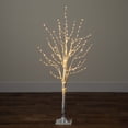 thumbnail image 4 of Nearly Natural Pre-Lit Birch Artificial Christmas Tree - 4' - Color Changing LED Lights, 4 of 9