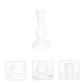 thumbnail image 5 of IBASETOY Candlestick Holders White Wood re Hold Candles 1Pcs for Indoor Use, 5 of 8