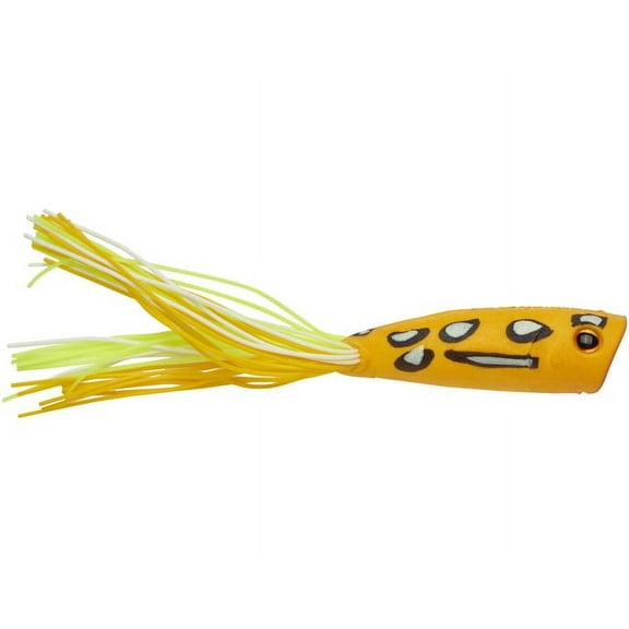 Berkley Power Pop Fishing Lure, Yellow Frog, 1/4 oz