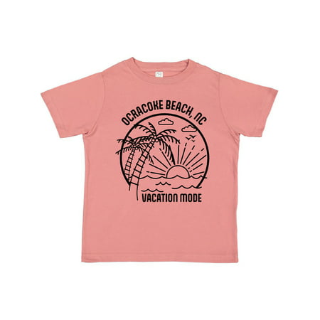 

Inktastic Summer Vacation Mode Ocracoke Beach North Carolina Gift Toddler Boy or Toddler Girl T-Shirt