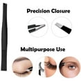 thumbnail image 6 of Eyebrow Razor Kit, 12 in 1 Professional Eyebrow Grooming Set, Including 3 Razors Trimmer,1 Tweezer,2 Scissors,2 Replacement Blades,1 Eyelashes Roller,2 Brushes,1 Storage Bag, 6 of 15