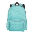thumbnail image 2 of Saiise Blue And Turquoise Pattern Large Capacity Student Backpack Lightweight Bookbag Travel School Laptop Ergonomic 11x17in Padded Straps Multi Pocket Breathable, 2 of 8