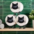 thumbnail image 2 of Shoreew Funny Paper Holder Free Standing Toilet Roll Holder 3D Printed Black Cat Tissue Paper Holder Bathroom Decoration, 2 of 7