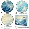 thumbnail image 3 of Designart "Pastel Aqua Skies III" Clouds Canvas Prints, 3 of 7