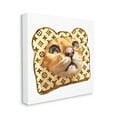thumbnail image 3 of Stupell Industries Cat Face Bread Toast Glam Fashion Motif Pattern Graphic Art Gallery Wrapped Canvas Print Wall Art, Design by Ziwei Li, 3 of 5