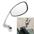thumbnail image 3 of Pair of Retro Design Adjustable Angle Motorcycle Rearview Mirrors for , Ducati with 8mm and 10mm Installation Aperture, 3 of 8
